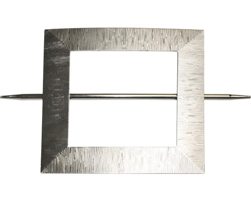 Štvorcová kovová spona na opasok s tŕňom