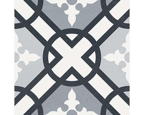 Dekoratívna podlahová dlaždica s geometrickým vzorom