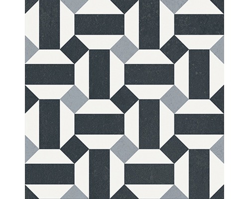 Vzor dlaždíc s geometrickými tvarmi