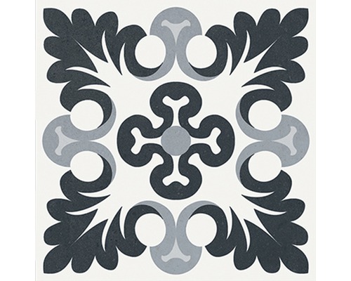 Dekoratívna podlahová dlaždica s kvetinovým vzorom