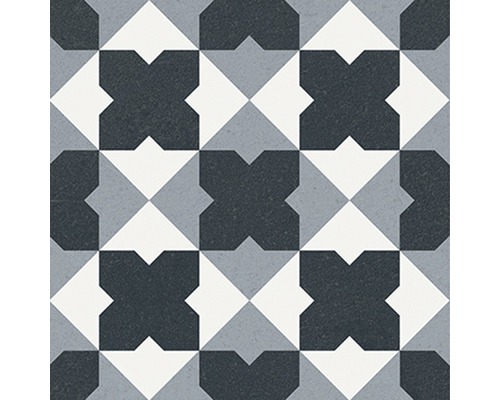 Vzor podlahových dlaždíc s geometrickým dekorom