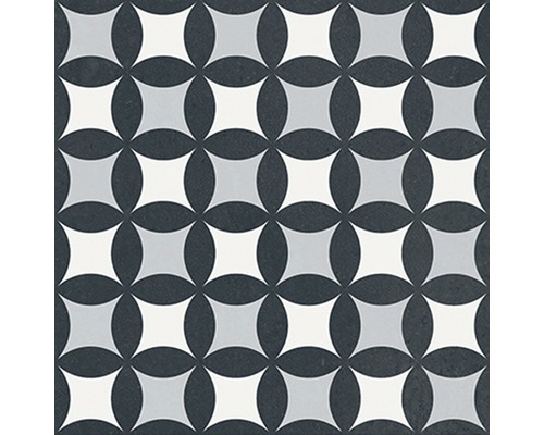 Vzor dlaždíc s kvetinovým motívom pre podlahu a stenu