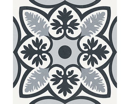 Dekoratívna podlahová dlaždica s kvetinovým vzorom