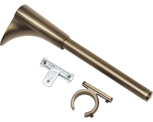 Záclonová tyč s držiakmi na dekoráciu okien