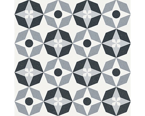 Vzor dlaždíc s geometrickými tvarmi pre steny a podlahy