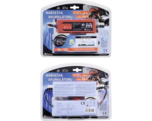 Nabíjačka autobatérií Compass 6/12 V 4-120 Ah