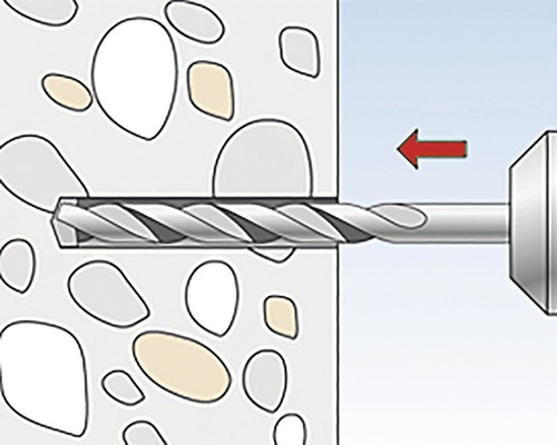 Vŕtanie otvoru do betónu pomocou vrtáka do betónu