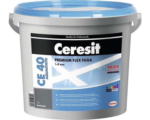 Ceresit CE 40 Aquastatic Premium Flex Fuga 1-8 mm Antracit vedro