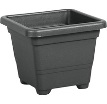 Štvorcový kvetináč z plastu