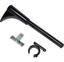 Sprchová tyč so závesmi a držiakmi