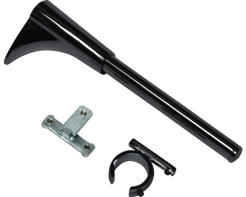 Sprchová tyč so závesmi a držiakmi