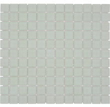 Sklenená mozaika XCM 8045 30,5x32,5 cm biela