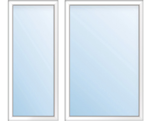 Dve okná s rámami
