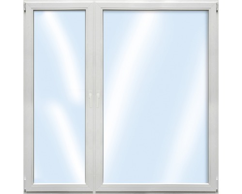 Plastové okno dvojkrídlové ESG ARON Basic biele 1300 x 1600 mm (1 / 3-2 / 3)
