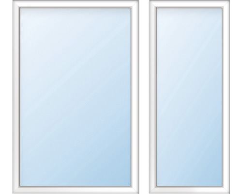 Dve okná s rámami