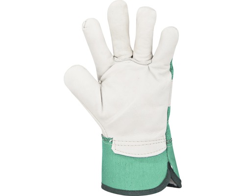 Pracovná rukavica z kože a textilu