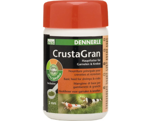 Granulované krmivo pre ryby Dennerle CrustaGran 100 ml Dennerle CrustaGran hlavné krmivo pre krevety a raky
