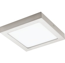 Štvorcové stropné svietidlo z kovu s integrovanou LED