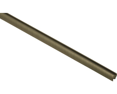 Záclonová tyč s drážkou Kira cappuccino Ø19 mm 240 cm