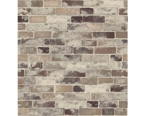 Detail nástennej tapety s tehlovým vzorom