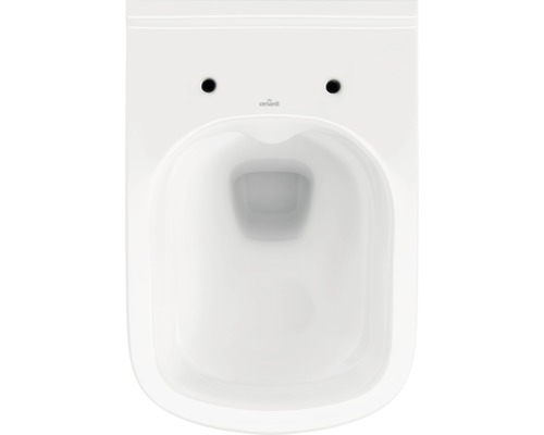 Závesné hlboké splachovacie WC z keramiky, bez splachovacieho kruhu