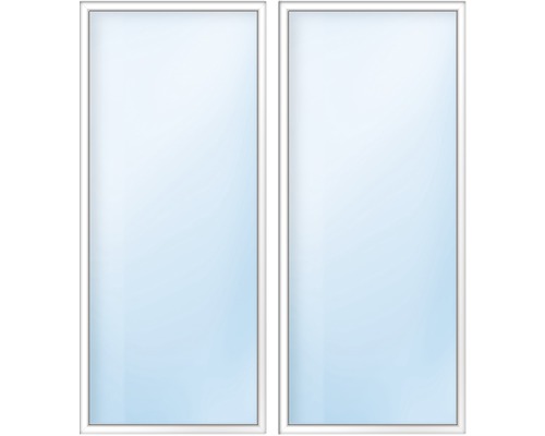 Dvojkrídlové okno s rámom