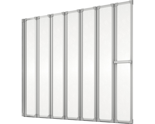 Sprchová stena so skladacími dverami zo skla a hliníka