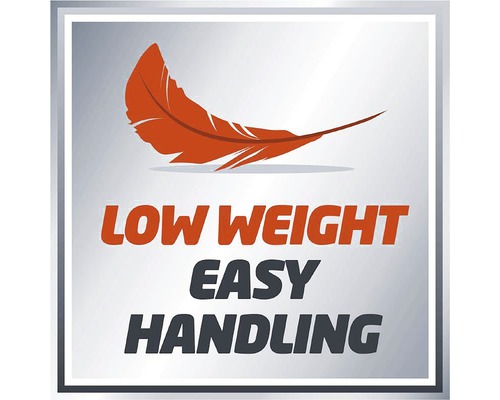 Symbol nízkej hmotnosti a ľahkej manipulácie