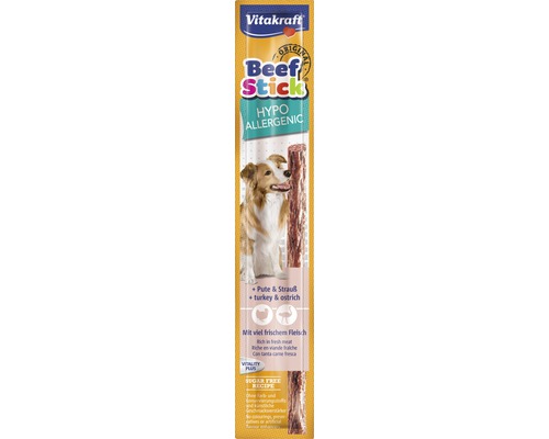 Vitakraft Beef Stick hypoalergénny pamlsok pre psy s morčacím a pštrosím mäsom