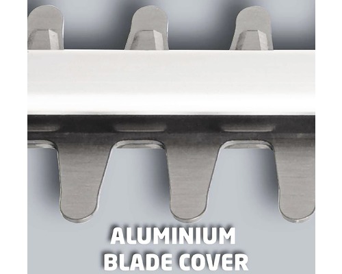 Hliníkový kryt čepele nožníc na živý plot.