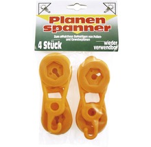 Napináky plachiet v balení po štyroch na upevnenie fólií