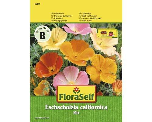 Slncovka kalifornská zmes FloraSelf Eschscholzia californica