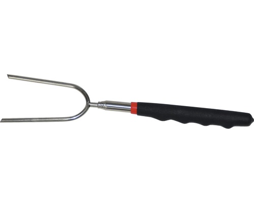 Vidlica opekacia teleskopická Fork 26 - 85 cm nerez + PVC Rozkladacia grilovacia vidlica s rukoväťou