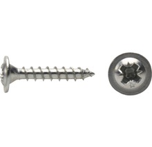 Detail drevenej skrutky so zapustenou hlavou a pohonom Torx