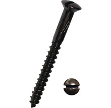 Skrutka do dreva s guľovou hlavou a zodpovedajúcou krytkou