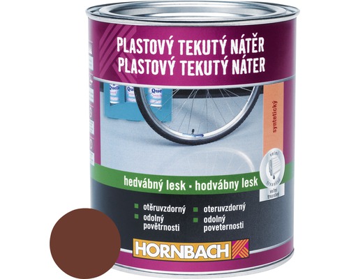 Plastová plechovka laku od spoločnosti Hornbach