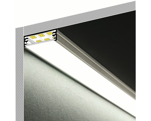 LED svietidlo v stropnom profile