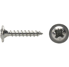 Skrutka so zapustenou hlavou s vnútorným šesťhranom, bočný a čelný pohľad