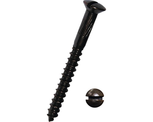 Skrutka s drážkou a krytkou