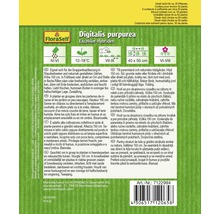 Balenie s informáciami o náprstníku purpurovém Excelsior Hybriden