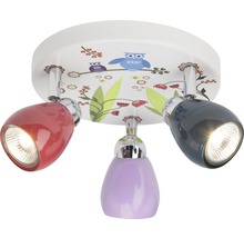 LED bodové svetlo Brilliant BIRDS GU10 3x2,5 W 3x240 lm 3000 K pestrofarebné