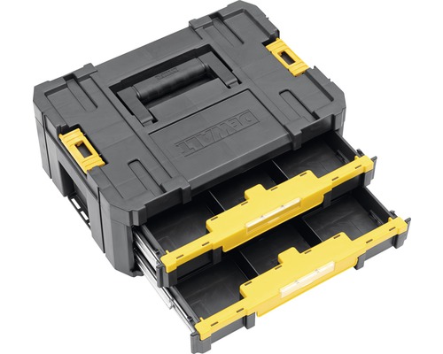 Box na náradie DeWalt s dvoma zásuvkami