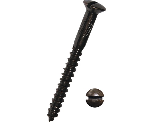 Skrutka do dreva s drážkou a krytkou