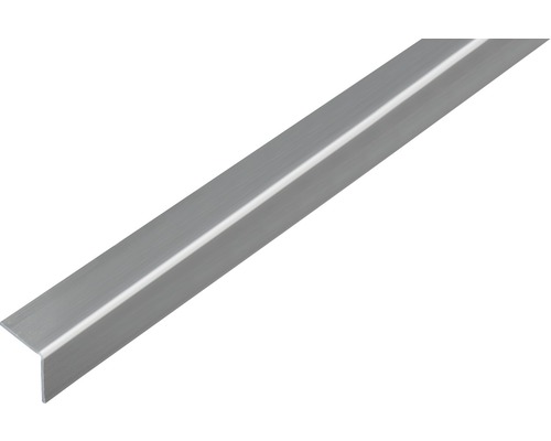 L profil PVC nerezový vzhľad samolepiaci 20x20x1,5 mm 1 m