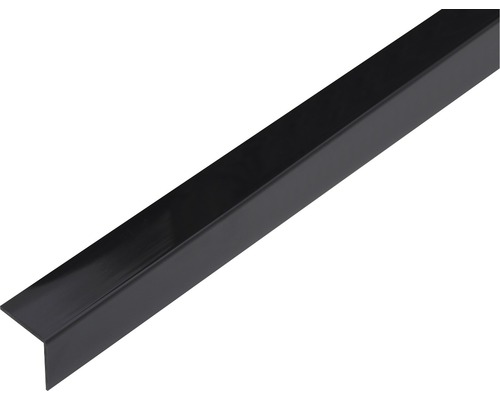 L profil PVC čierny samolepiaci 20x20x1,5 mm 1 m