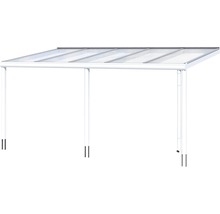 Voľne stojaci carport s čírym zastrešením