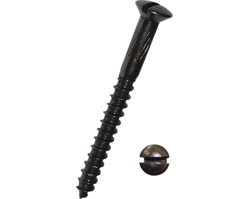 Skrutka s drážkou a krytkou