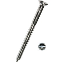 Skrutka do dreva s drážkou a zapustenou hlavou