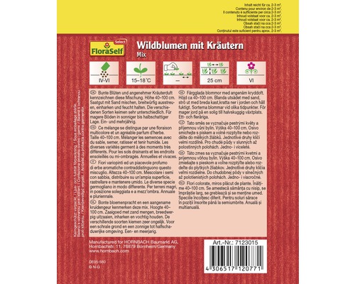 Balenie semien divokých kvetov s bylinkami od FloraSelf