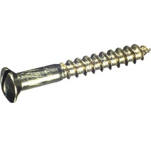 Skrutka do dreva so zapustenou hlavou a drážkou